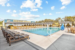 A heated pool - Brand New Single Level Condo, Steps from the Beach  (Corolla)