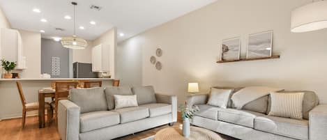 Smart TV, books, stereo, computer monitors