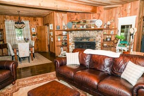 Fernseher, Kamin, Arbeitsbereiche