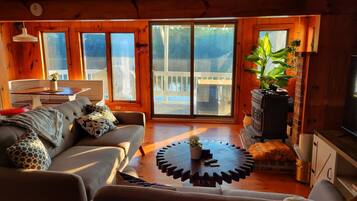 TV connectée, cheminée, jeux vidéo