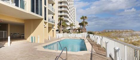 Indoor pool, a heated pool