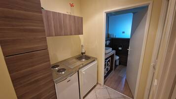 Een bad/douchecombinatie