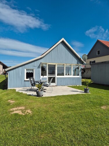 Ferienwohnung 'Kleiner Spatz' mit Terrasse, Gemeinschaftsgarten und WLAN