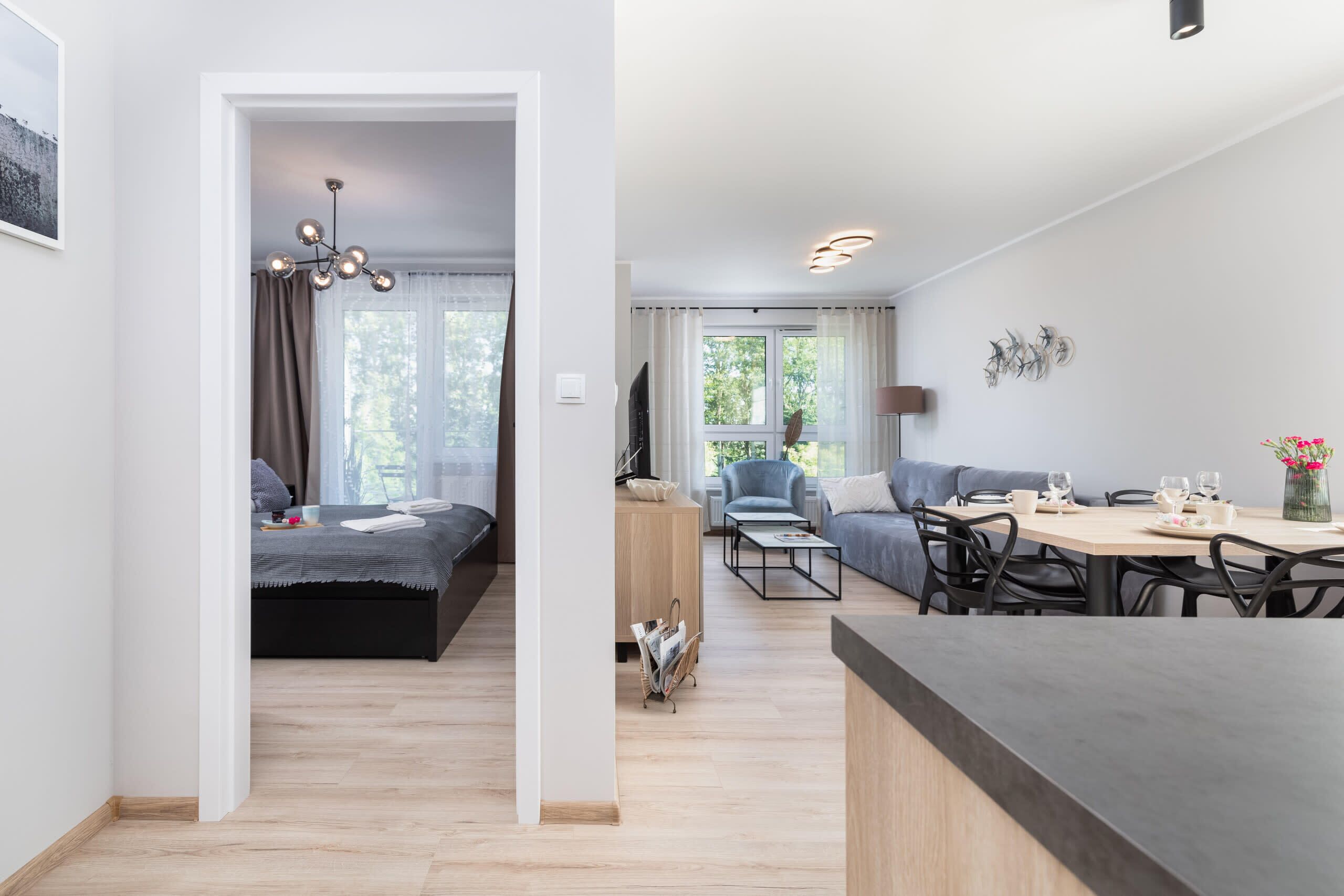 2 chambres, fer et planche à repasser, Wi-Fi, draps fournis