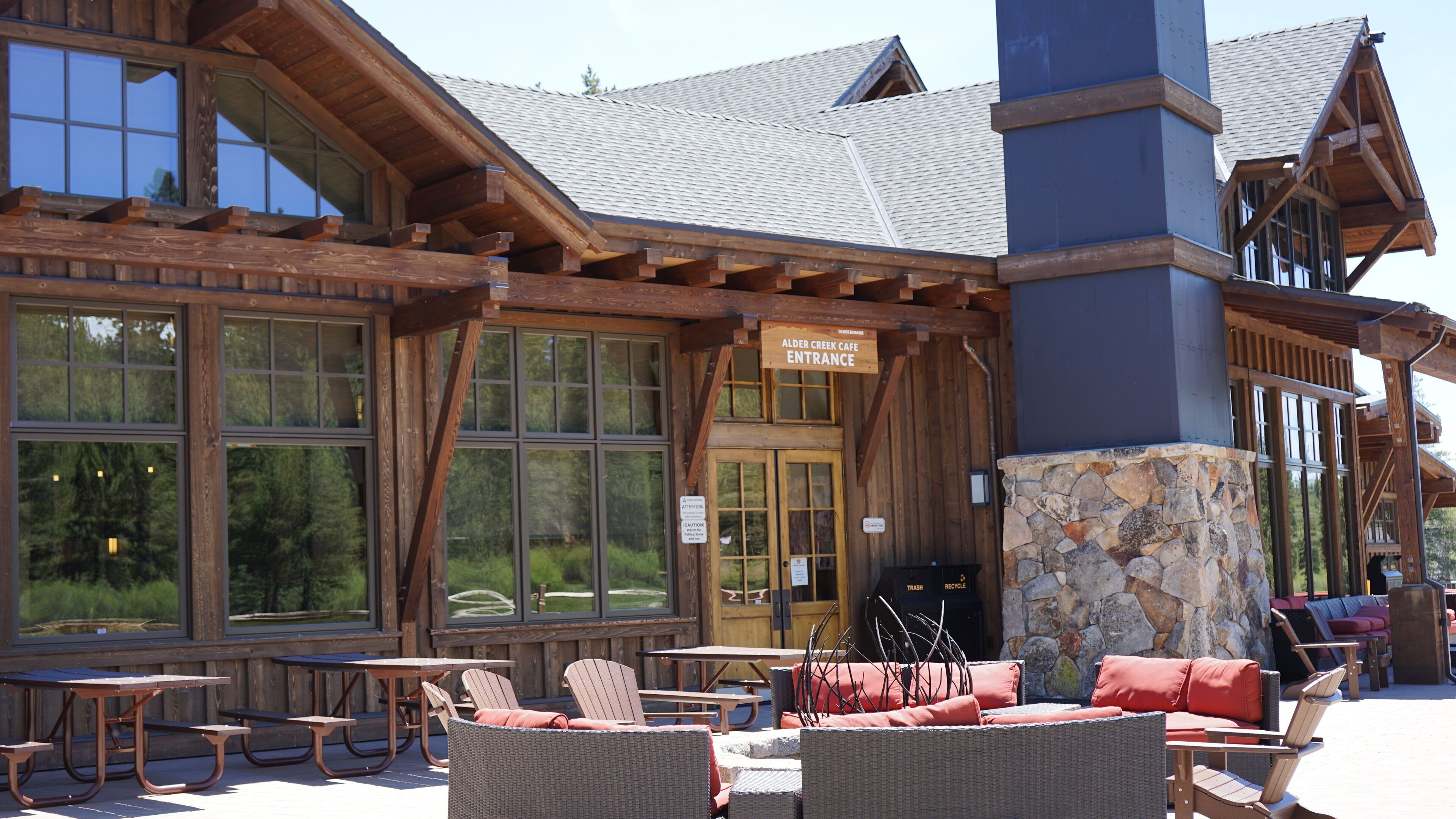Grab a bite at the Alder Creek Cafe