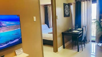 1 chambre, fer et planche à repasser, Wi-Fi gratuit, draps fournis