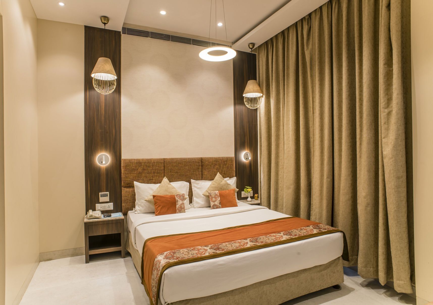 Blackout drapes, soundproofing, iron/ironing board, bed sheets