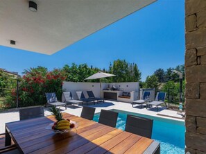 Outdoor dining - Villa Irena by Interhome (Umag/Bašanija)