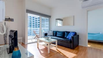 44-inch TV with cable channels