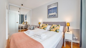 Apartamento (20/1) | Ferros/tábuas de passar roupa, Wi-Fi de cortesia, roupa de cama