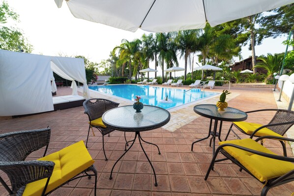 Alberca al aire libre 