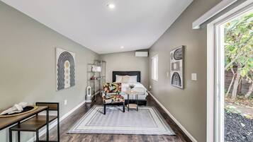 Premium bedding, free WiFi, bed sheets