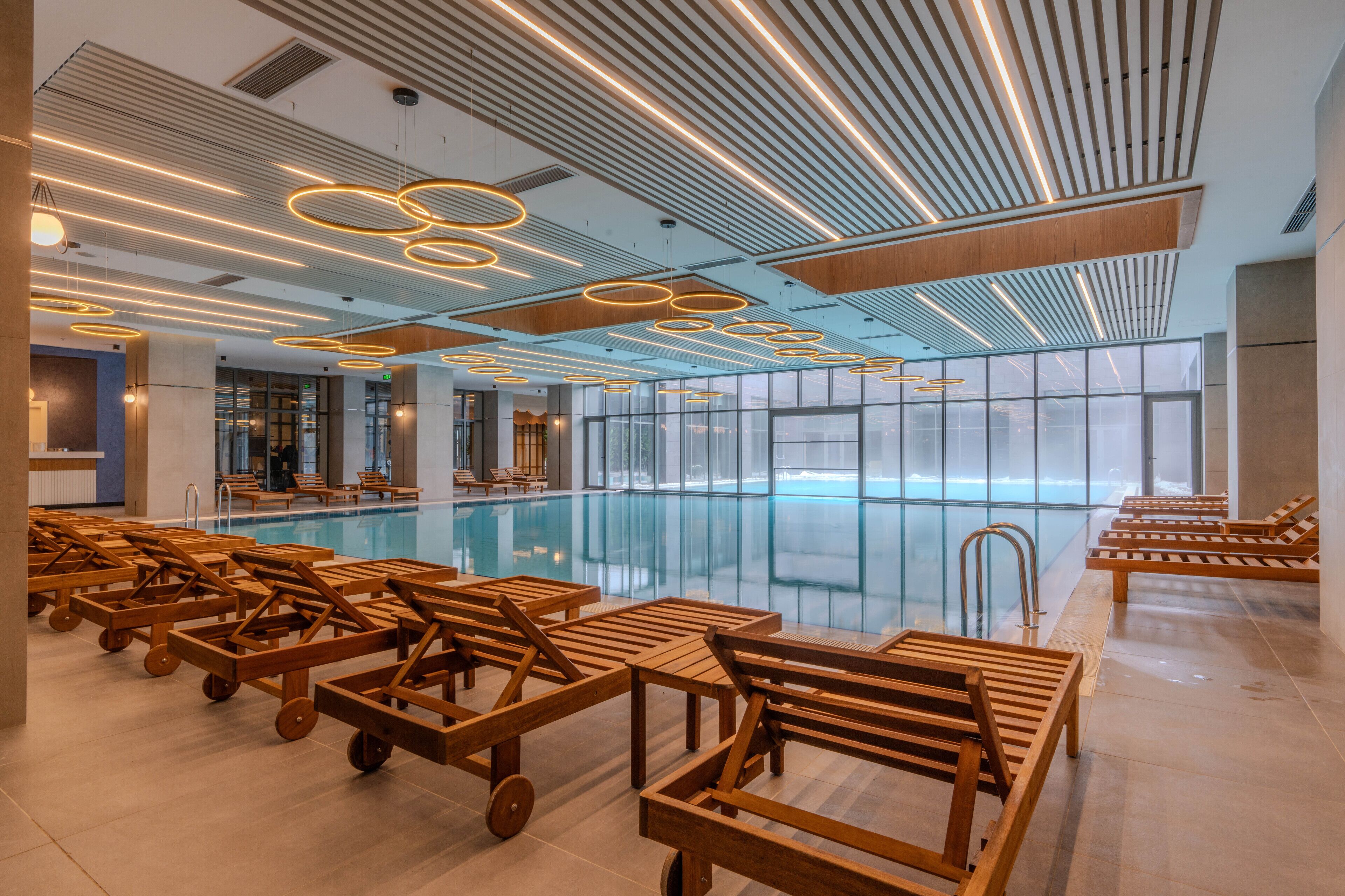 Piscina externa sazonal