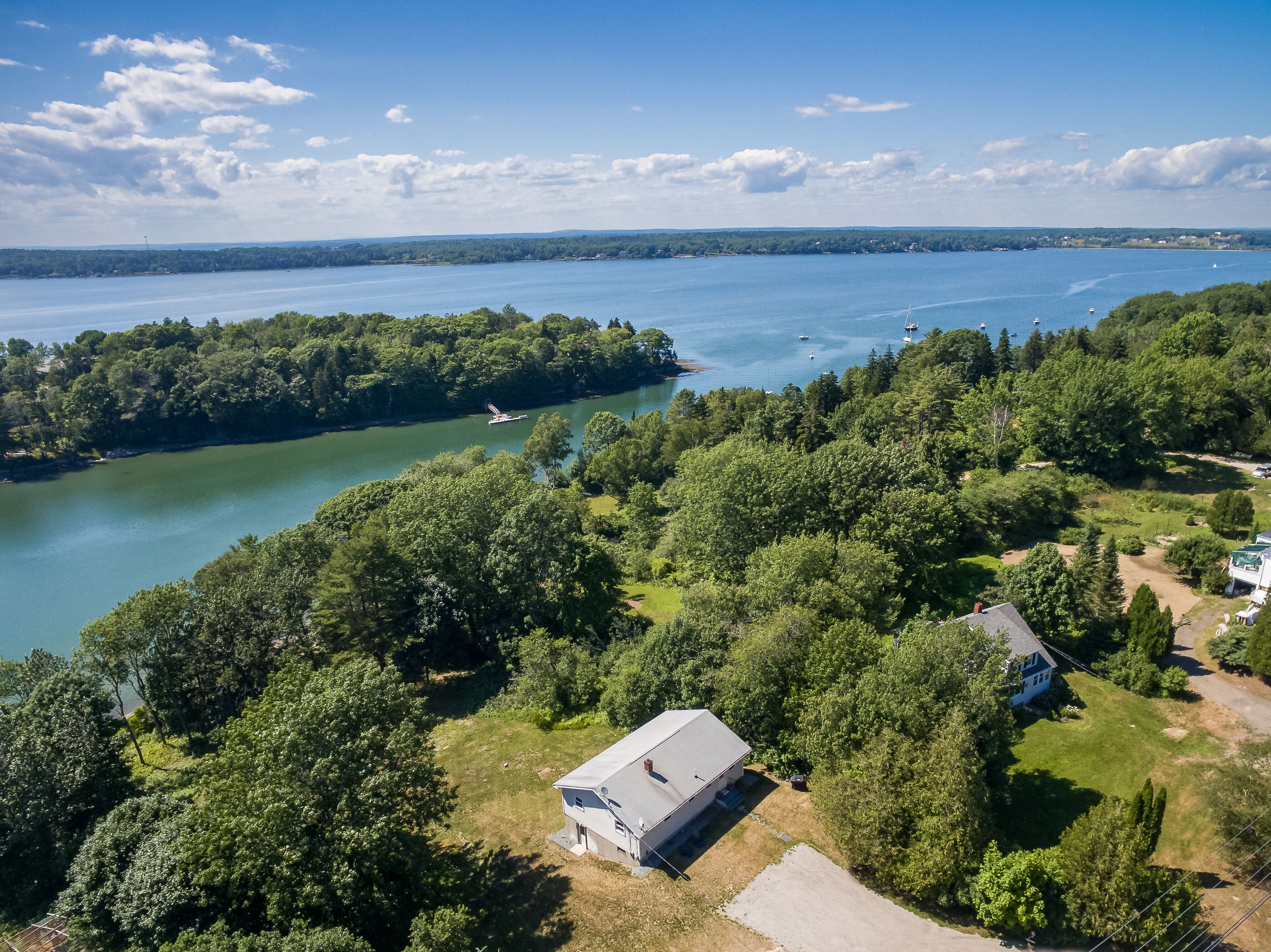 Aweighs Away- Waterfront home perched above the gentle shore of Beal's Cove