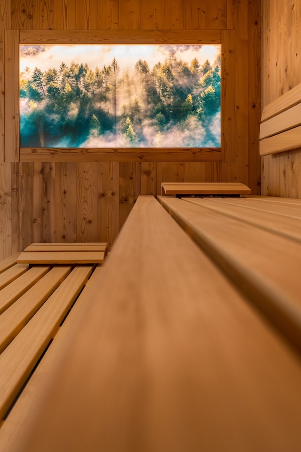 Sauna, poreallas, höyrysauna