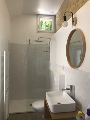 Shower, hair dryer - House facing the sea 3* classification (Langrune-sur-Mer)