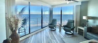 Direct Luxury Ocean Front 
Includes umbrella - 2 chairs set up daily 5/31-9/5