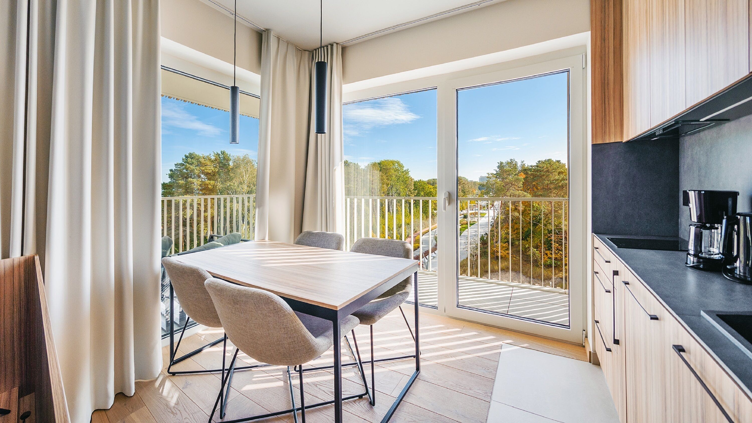 Apartment (3.1) | Private kitchen | Fridge, stovetop, dishwasher, coffee/tea maker