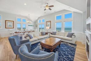 TV, DVD player, stereo