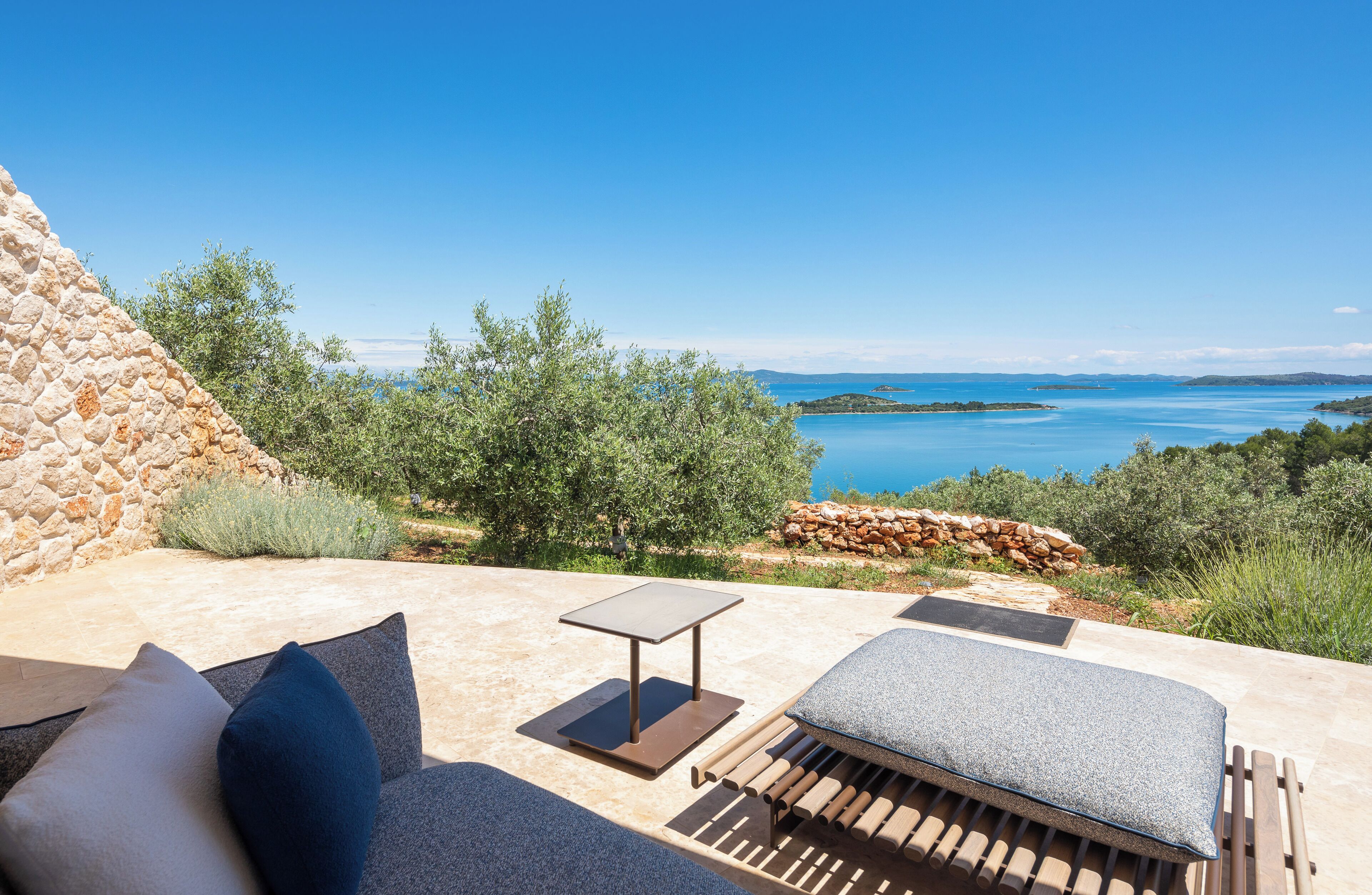 Luxury Room with Terrace and Sea View | Terrace/patio