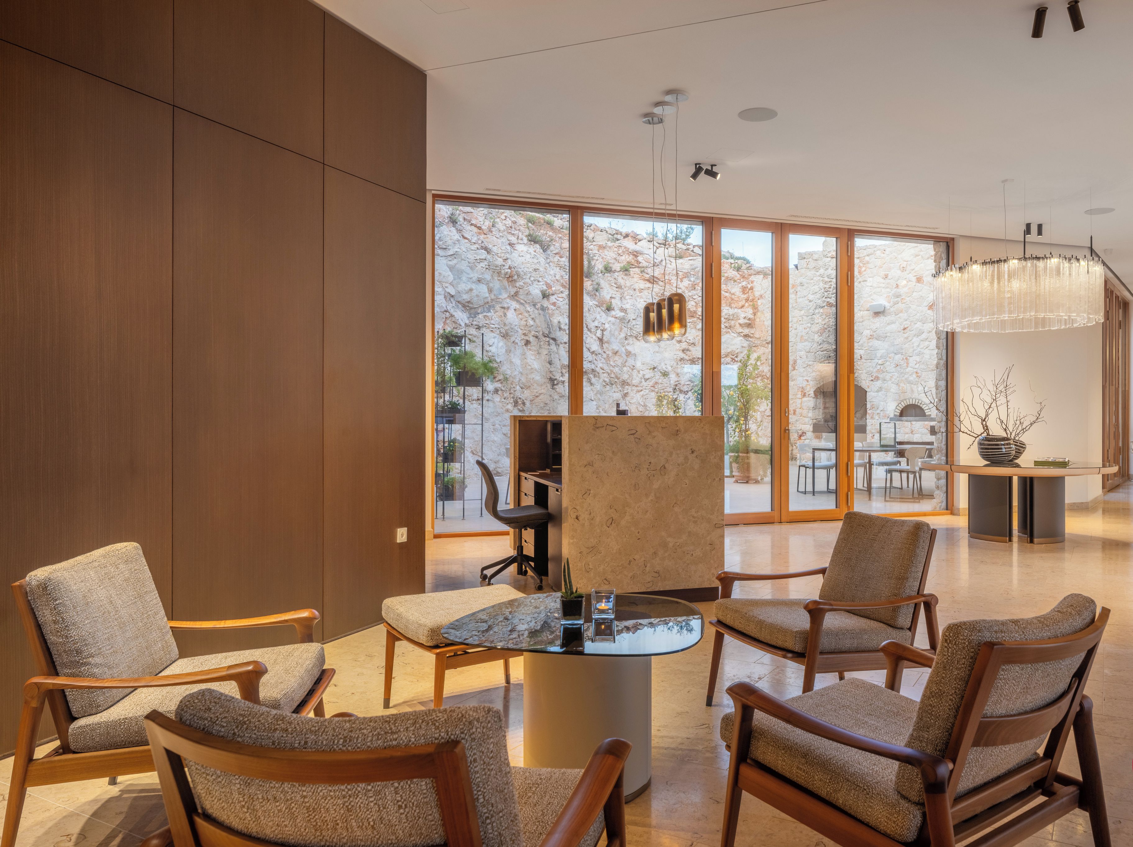Lobby sitting area