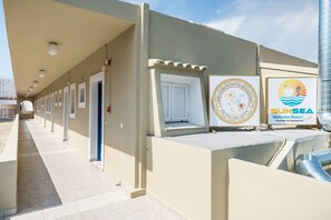 Façade de l’hébergement