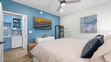 1 dormitorio, tabla de planchar con plancha, cuna de viaje y wifi gratis