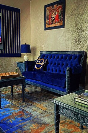 Sittområde i lobbyn