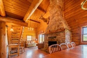 Interior - East Glacier Cabin w/ Stunning Views of the Rockies! 30 min from 2 GNP entrances (Browning)