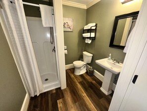 Hair dryer, toilet paper