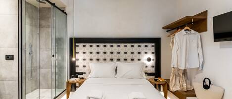 더블룸 | 각각 다른 스타일의 인테리어, 방음 설비, 다리미/다리미판, 무료 유아용 침대