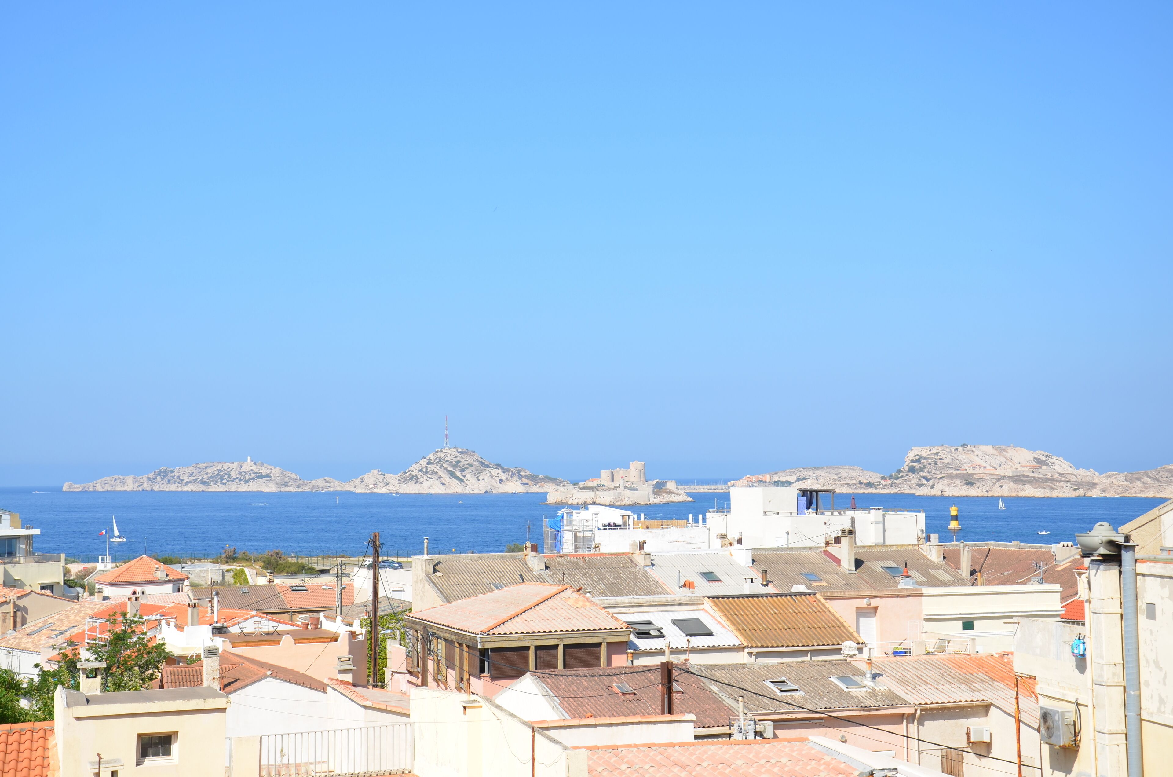 Vista a la playa o el mar