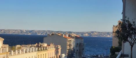 Blick von der Unterkunft