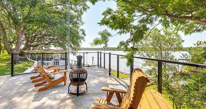 Lakefront Brownwood Home w/ Private Boat Dock