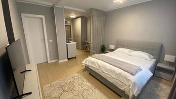 1 sovrum, skrivbord, gratis wi-fi och sängkläder