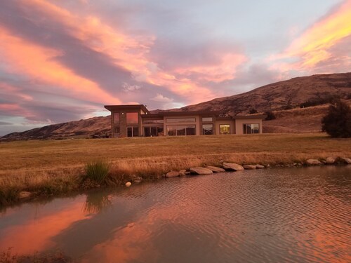 Wanaka Warbirds deluxe. Watch the action from your living room or the spa!