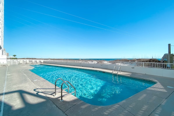 Indoor pool, outdoor pool