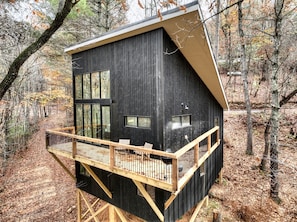 Exterior - Modern Mtn Cabin, Private, Fire Pit (Morganton)