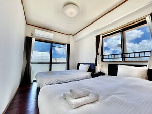 Deluxe Family Room, Non Smoking | Free WiFi, bed sheets - Hotel Tenshi-Kan Kumoji (Naha)