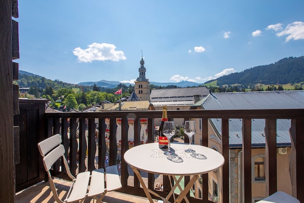 Balcony view - Résidence Le Panorama - Megève (Megeve)