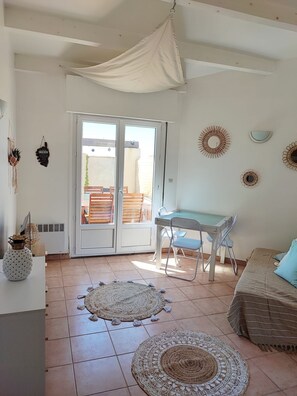 Dining - T3 apartment in LUMIO between Calvi and Ile Rousse. (Corsica) (Lumio)