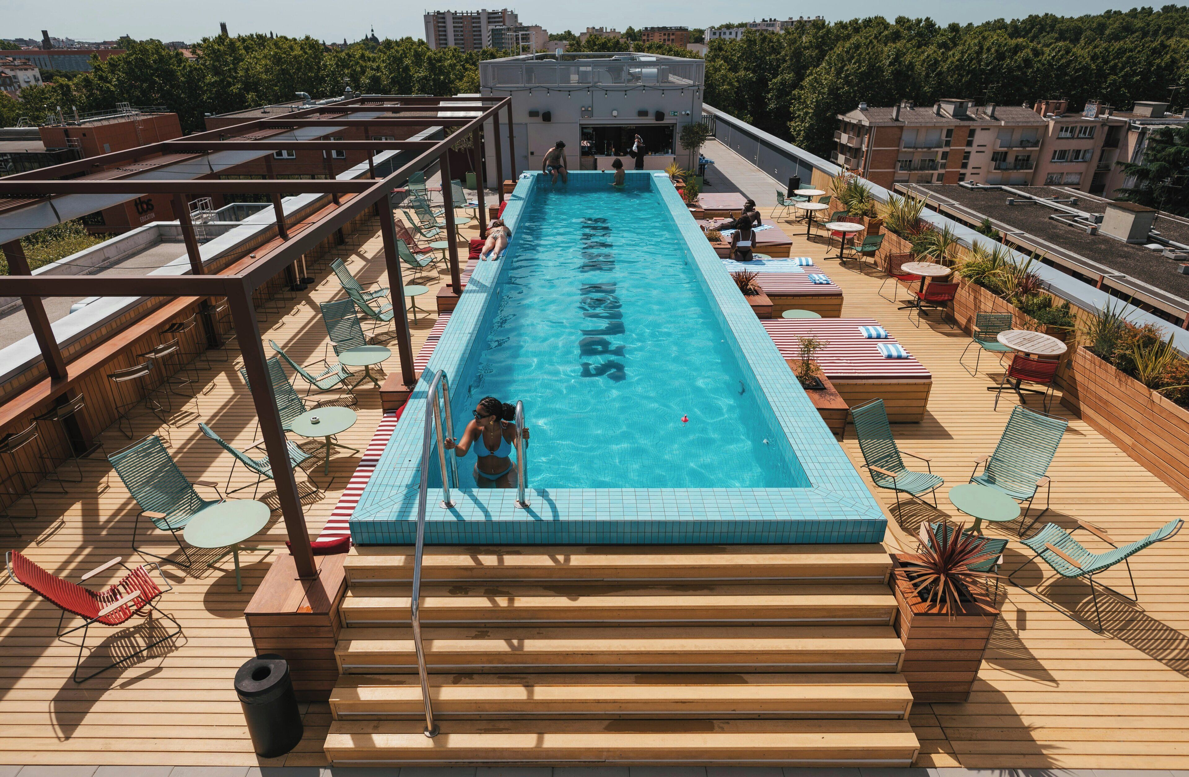 Seasonal outdoor pool