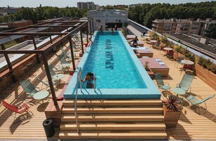 Seasonal outdoor pool