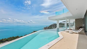 Exclusive Villa, 5 Bedrooms, Sea View | Terrace/patio