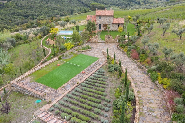 Exterior - Villa 'Le Sughere' with Sea View, Pool, Terrace and Wi-Fi (Riparbella)