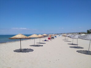 Playa privada en los alrededores, sillas reclinables de playa