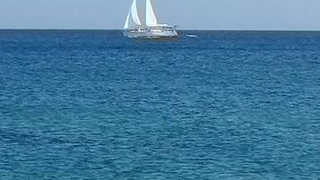 海灘、躺椅、沙灘巾