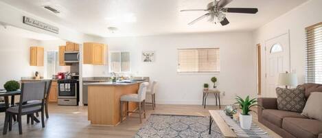 Una televisión, una oficina