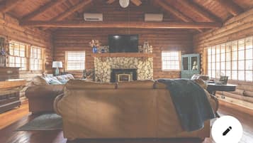 TV connectée, cheminée