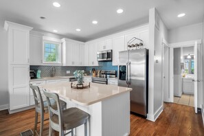 Fridge, microwave, oven, stovetop - Family Friendly Retreat | Steps to Pool & Beach | Near Shops & Dining | 4 Bikes (Seacrest Beach West)